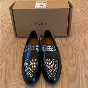 Zara stud Flat shoe